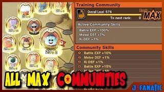 All Max Level Community Board - Dragon Ball Z Kakarot