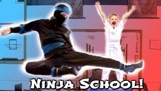 BACK TO NINJA SCHOOL! ft Ninja Kidz TV - SuperHeroKids Hope and Noah SHK Comic