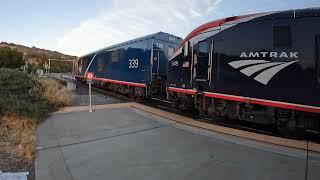 Amtrak train #11 Coast Starlight in Martinez Ca 10/26/24