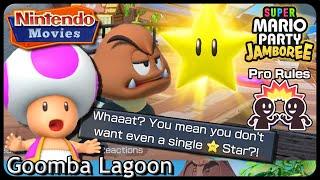 Super Mario Party Jamboree - Goomba Lagoon (Pro Rules, 4 Players, Shy Guy, Peach, Goomba, Luigi)