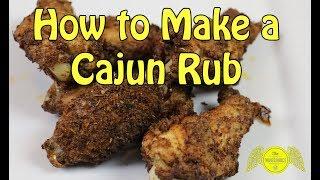 Cajun Dry Rub Chicken Wings - The Only Cajun Seasoning Recipe You Will Ever Need