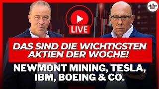 Das sind DIE wichtigsten Aktien der Woche: Tesla, IBM, Boeing, Gold & Co. | Börsen-Woche aktienlust