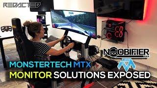 #Monstertech MTX Sim System - Monitor Mounting Systems Fully Exposed - #noBS