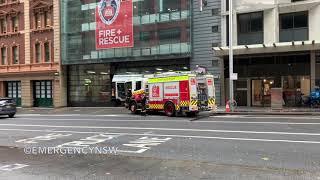 FRNSW Rescue Pump 001 Returning to City of Sydney Fire Station