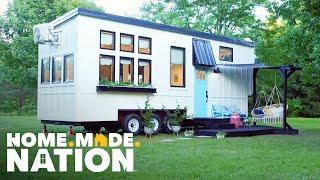 Daughter's JAW-DROPPING Home Reveal (Season 5) | Tiny House Nation | Home.Made.Nation