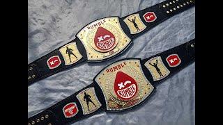 CUSTOM BOXING  CHAMPIONSHIP BELTS - SPINNER