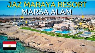 Jaz Maraya 5* All Inclusive Hotel | Complete Resort Walking Tour | Madinat Coraya Marsa Alam Egypt