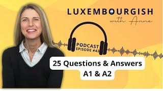 25 Questions & Answers - Level A1 & A2