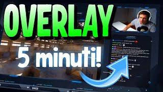 Creare e impostare overlay GRATIS in 5 minuti su twitch.