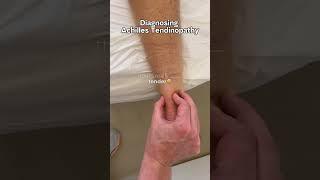Diagnose Achilles TENDINOPATHY 