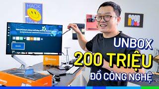 UNBOX 200 triệu đồ công nghệ, Setup full bàn làm việc công thái học | ThinkView Smarthub #2