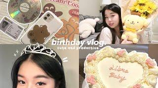 Productive birthday vlogNew jeans album unboxing, turning 20, cutest haul etc.