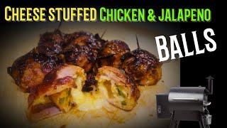 Smoked chicken and jalapeno balls, the perfect party food