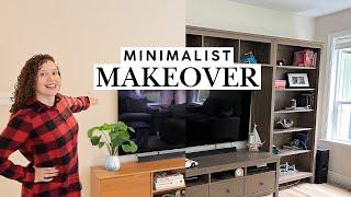 FINALLY! Minimalist Living Room Makeover!