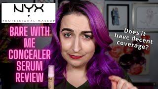 NYX BARE WITH ME CONCEALER SERUM REIVEW| Kirby Rose