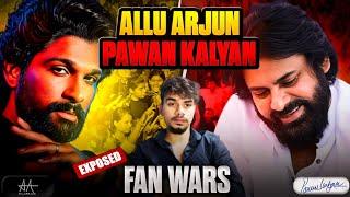 ROASTING FAN WARS TELUGU || ALLU ARJUN vs PAWAN KALYAN CONTROVERSY