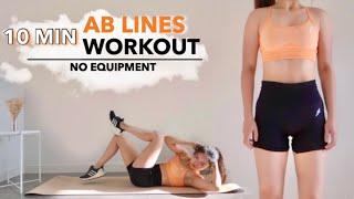 10 MIN AB LINES (Strengthen your Abs) WORKOUT | No Equipment ~ Jacey Yaw