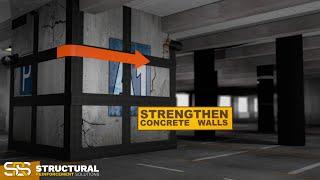 Repair and Strengthen Concrete Walls and Spans with Carbon Fiber Reinforced Polymer (CFRP)