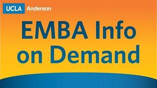 UCLA Anderson Executive MBA On-Demand Info Session