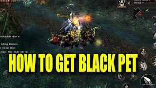 HOW TO GET BLACK PET (FENRIR) - MU MONARCH