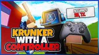 Playing Krunker with a CONTROLLER! (NUKE?)