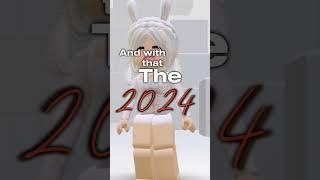 2024 season comes to end, good night! #2024 #2025 #robloxedit #shortspage #fypp #youtubepage #FRY