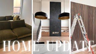 Sleek Modern Home Update: Fireplace Transformation & Design Preview