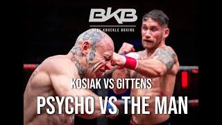 CRAZY BARE KNUCKLE FIGHT | GITTENS Vs. KOSIAK #BKB36 #FULLFIGHT