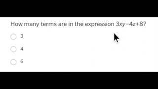 How to identify terms in an expression?