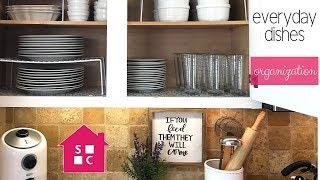 How to Organize Your EVERYDAY DISHES the Simple and Easy Way