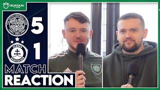 "Rodgers deserves so much credit" | Celtic 5-1 Slovan Bratislava | Match Reaction