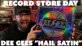 DEE GEES Hail Satin - Foo Fighters Bee Gees & Andy Gibb Tribute Record Store Day Exclusive Unboxing