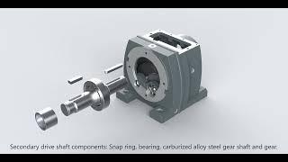 WANSHSIN helical inline gear motor structure