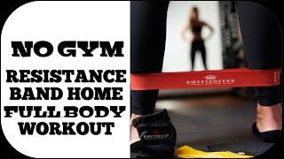 NO GYM - Resistance Band 30 Minute Home Full-Body Workout - Upper & Lower Body with Abs