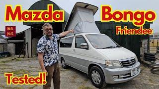 Testing a Mazda Bongo Friendee with electric pop top!