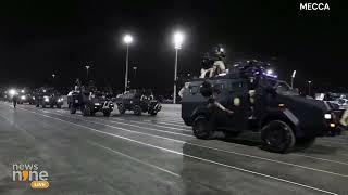 Haj 2024 |Saudi security forces participate in parade in preparation for the haj pilgrimage in Mecca