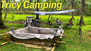 Tricy Camping with Swimming Pool | Richard Cabile Vlog