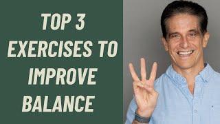 Seniors: TOP THREE  EXERCISES TO IMPROVE BALANCE AND WALKING