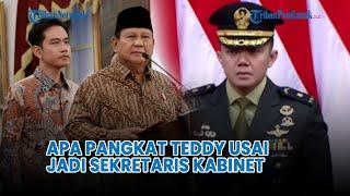 Apa Pangkat Mayor Teddy Usai Jadi Sekretaris Kabinet Merah Putih