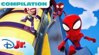 Marvel's Meet Spidey and his Amazing Friends Shorts | Season 3 | 20 Min Compilation | @disneyjr