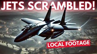 LOCAL FOOTAGE: F15s CHASE Drones Over Lakenheath?