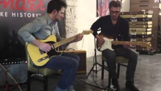 Brice Delage et Franck Manouvrier Impro 2 pour le Fender  Custom shop