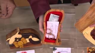 Handcrafted Hardwood Hidden Storage Puzzle Box with Rick Domeier