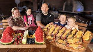 Breakfast in the Summer, Beloved Grandchildren Came to Visit!