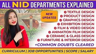 All about NID COURSES | NID 2024 |COMPLETE GUIDE to NID courses | Departments at NID Ahmedabad