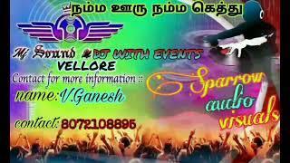 DJ ️  GANESH ROYAL SPARROW️ AUDIO VISUALS️ IN VELLORE #ALL️ FUNCTION'S USED THE CONTACT 