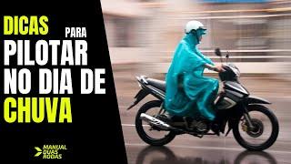 Dicas para pilotar moto na chuva