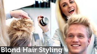 Men's Blond Hair Inspiration | Medium Short Length | Messy Look | Legendary Hairstyle by Slikhaar TV