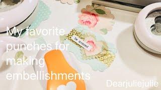 My favorite punches for making embellishments from scraps | dearjuliejulie