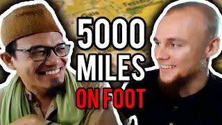 Interviewing a Muslim Man WALKING From Indonesia to MECCA! (Journey For Allah)